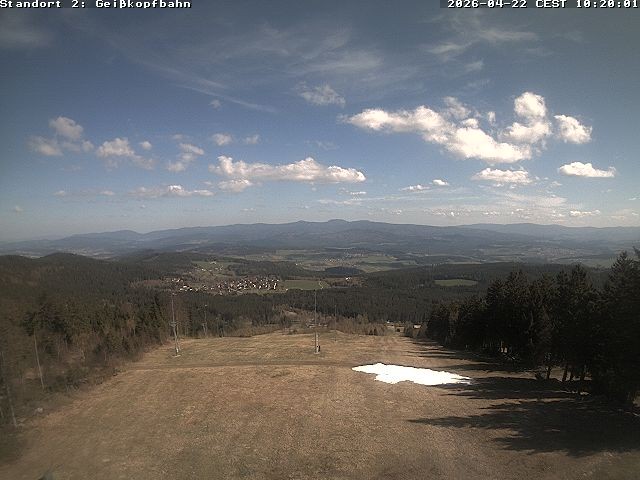 Archiv Foto Webcam Bergstation der Geisskopfbahn