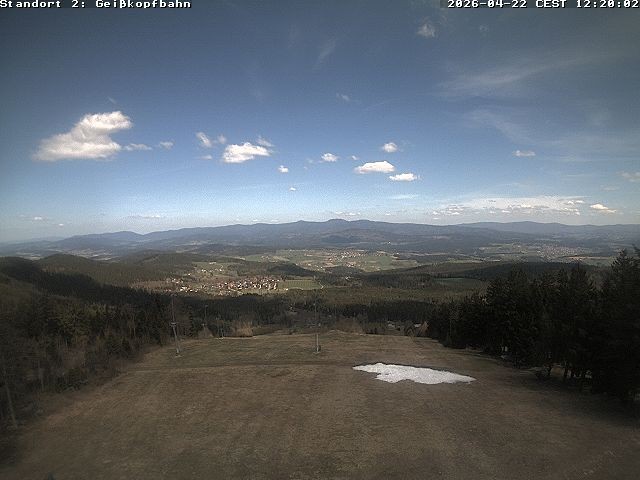 Archiv Foto Webcam Bergstation der Geisskopfbahn
