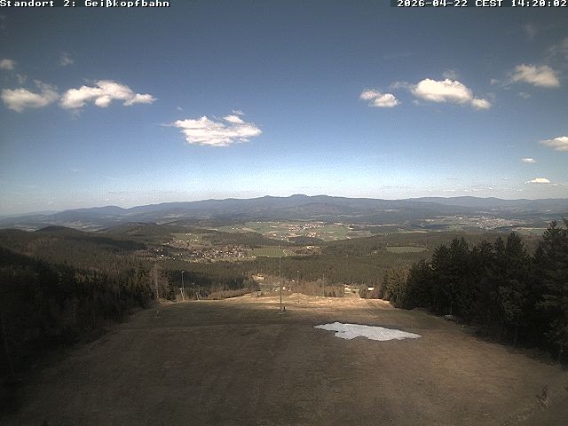 Archiv Foto Webcam Bergstation der Geisskopfbahn