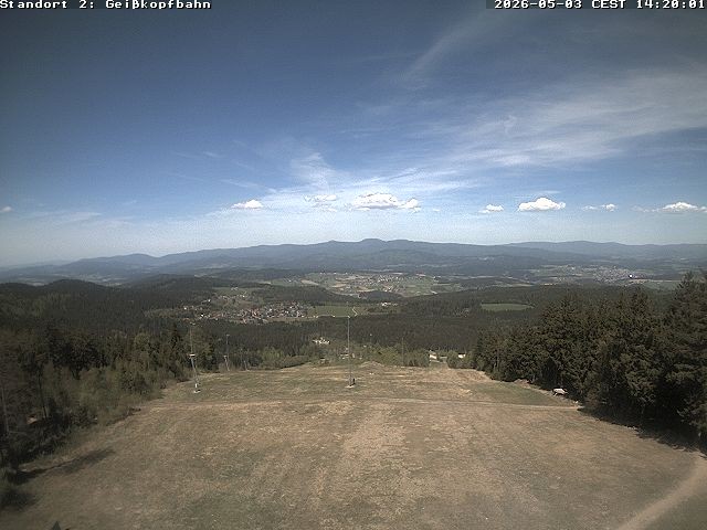 Archiv Foto Webcam Bergstation der Geisskopfbahn