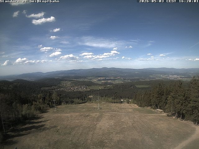 Archiv Foto Webcam Bergstation der Geisskopfbahn