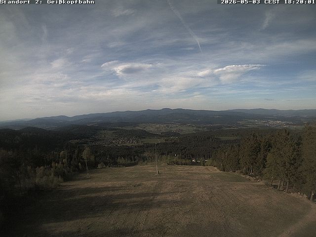Archiv Foto Webcam Bergstation der Geisskopfbahn