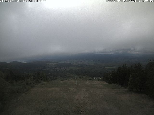 Archiv Foto Webcam Bergstation der Geisskopfbahn