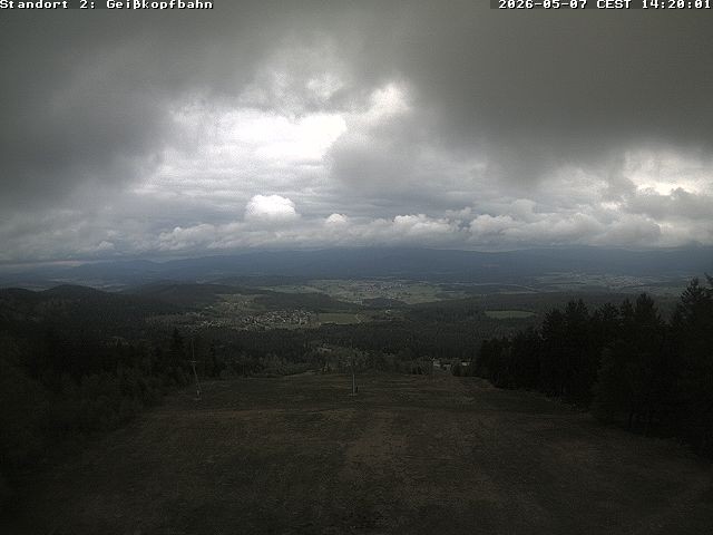 Archiv Foto Webcam Bergstation der Geisskopfbahn