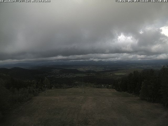 Archiv Foto Webcam Bergstation der Geisskopfbahn