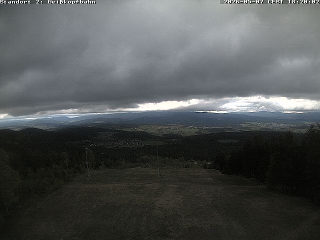 Archiv Foto Webcam Bergstation der Geisskopfbahn