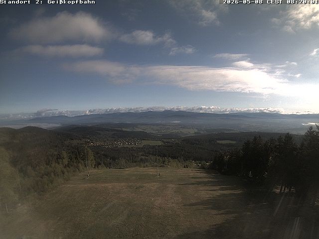 Archiv Foto Webcam Bergstation der Geisskopfbahn