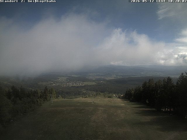 Archiv Foto Webcam Bergstation der Geisskopfbahn