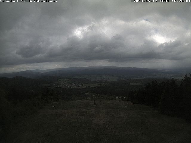 Archiv Foto Webcam Bergstation der Geisskopfbahn