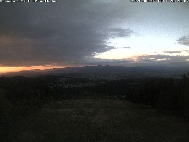Archiv Foto Webcam Bergstation der Geisskopfbahn