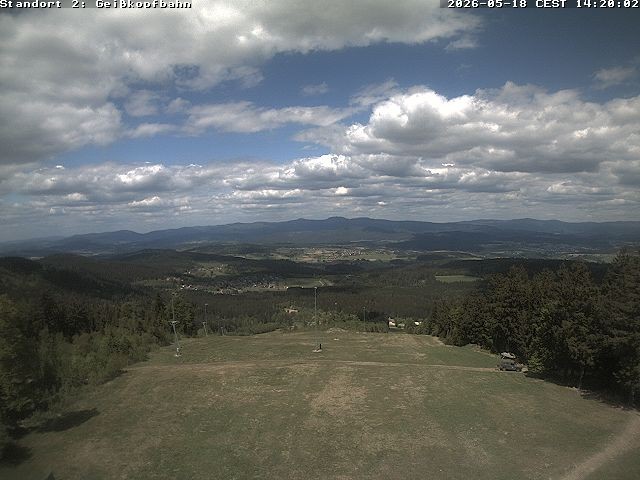 Archiv Foto Webcam Bergstation der Geisskopfbahn