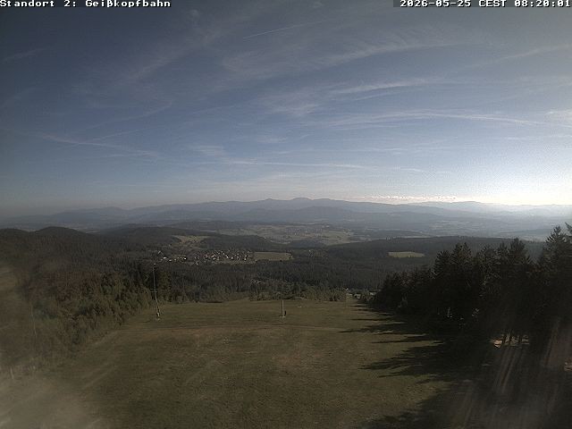 Archiv Foto Webcam Bergstation der Geisskopfbahn