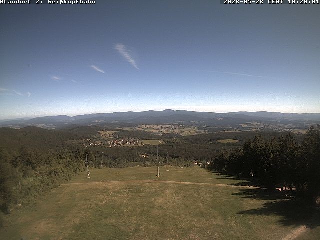 Archiv Foto Webcam Bergstation der Geisskopfbahn