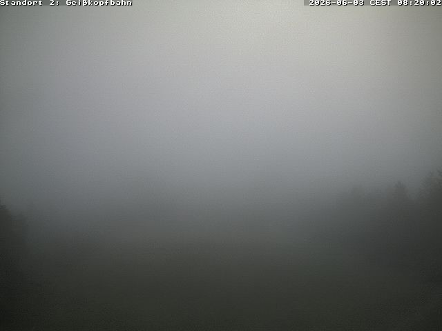 Archiv Foto Webcam Bergstation der Geisskopfbahn