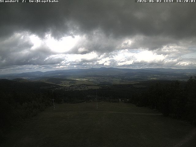 Archiv Foto Webcam Bergstation der Geisskopfbahn