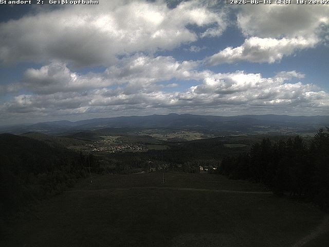Archiv Foto Webcam Bergstation der Geisskopfbahn