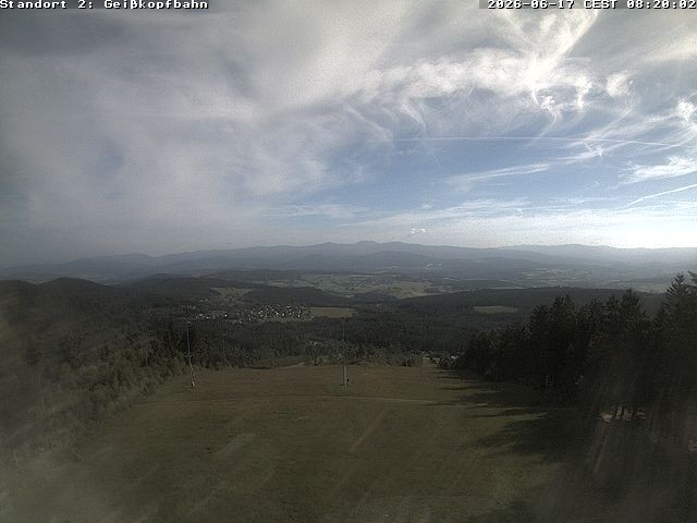 Archiv Foto Webcam Bergstation der Geisskopfbahn