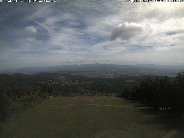 Archiv Foto Webcam Bergstation der Geisskopfbahn