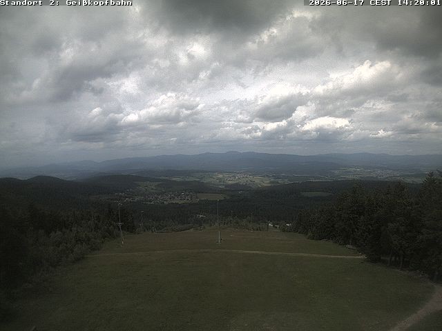 Archiv Foto Webcam Bergstation der Geisskopfbahn