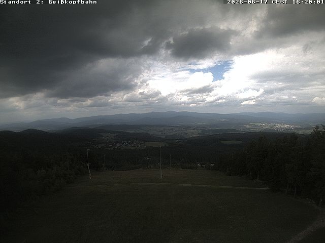 Archived image Webcam Mountain station Geisskopfbahn