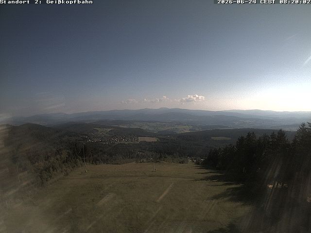 Archiv Foto Webcam Bergstation der Geisskopfbahn