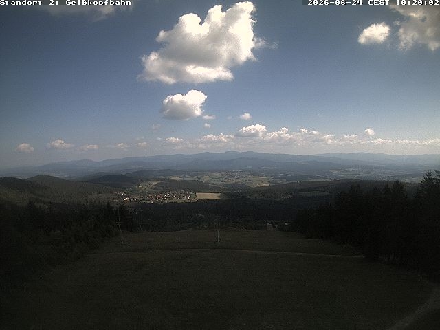 Archiv Foto Webcam Bergstation der Geisskopfbahn