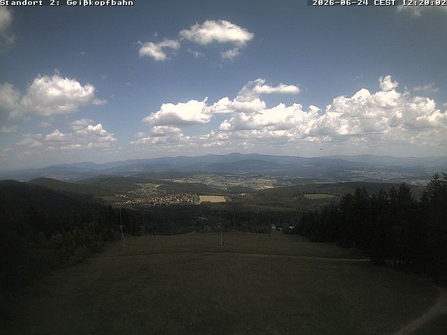 Archiv Foto Webcam Bergstation der Geisskopfbahn