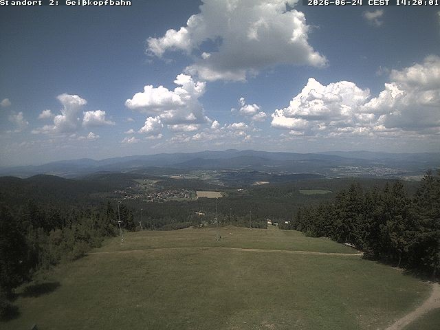 Archiv Foto Webcam Bergstation der Geisskopfbahn