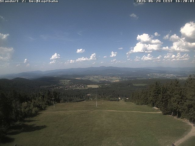 Archiv Foto Webcam Bergstation der Geisskopfbahn