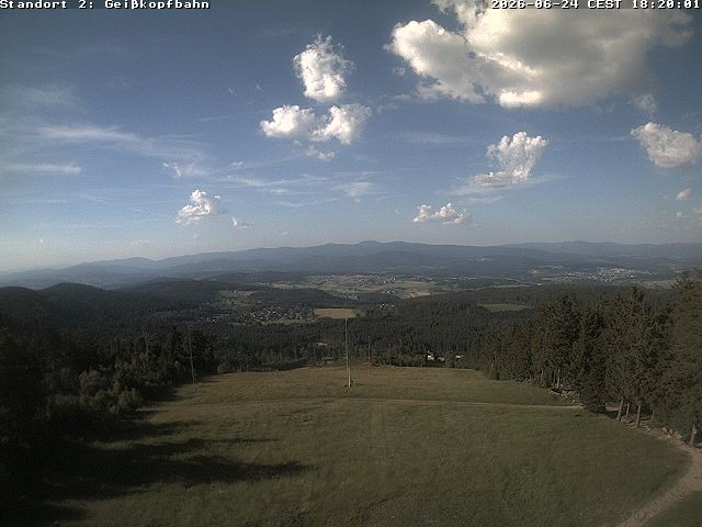 Archiv Foto Webcam Bergstation der Geisskopfbahn