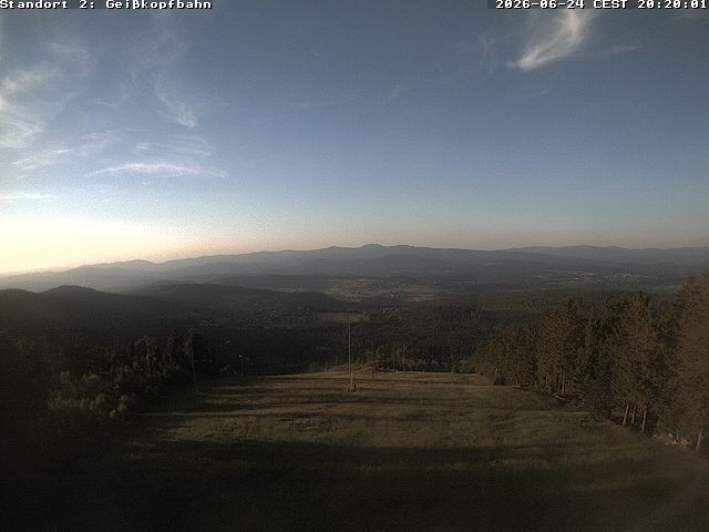 Archiv Foto Webcam Bergstation der Geisskopfbahn
