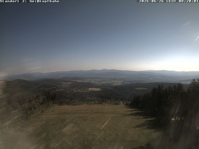 Archiv Foto Webcam Bergstation der Geisskopfbahn