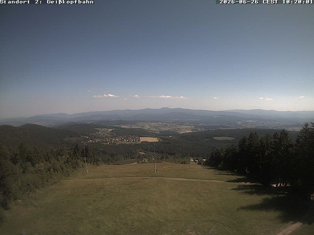 Archiv Foto Webcam Bergstation der Geisskopfbahn