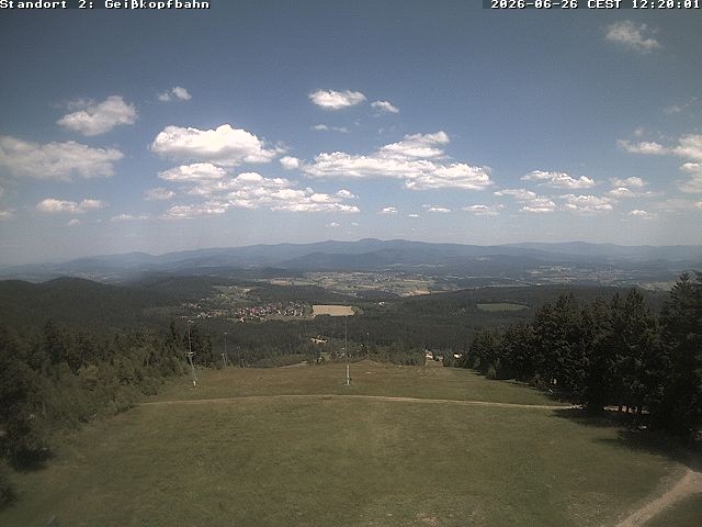 Archiv Foto Webcam Bergstation der Geisskopfbahn