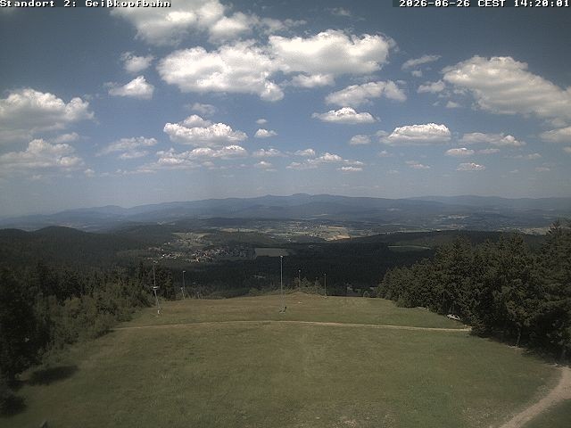 Archiv Foto Webcam Bergstation der Geisskopfbahn