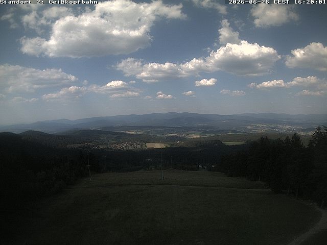 Archiv Foto Webcam Bergstation der Geisskopfbahn