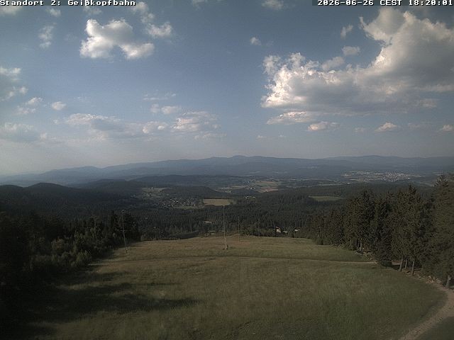 Archiv Foto Webcam Bergstation der Geisskopfbahn