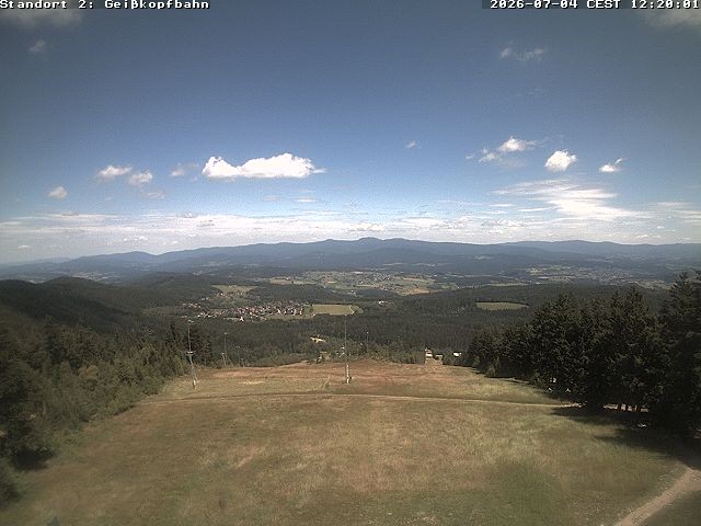 Archiv Foto Webcam Bergstation der Geisskopfbahn