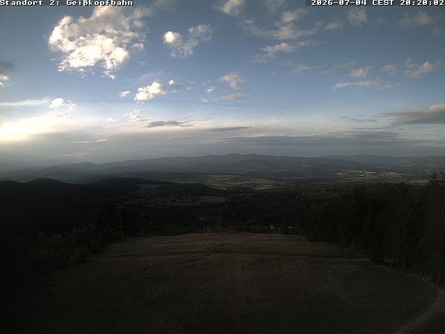 Archiv Foto Webcam Bergstation der Geisskopfbahn