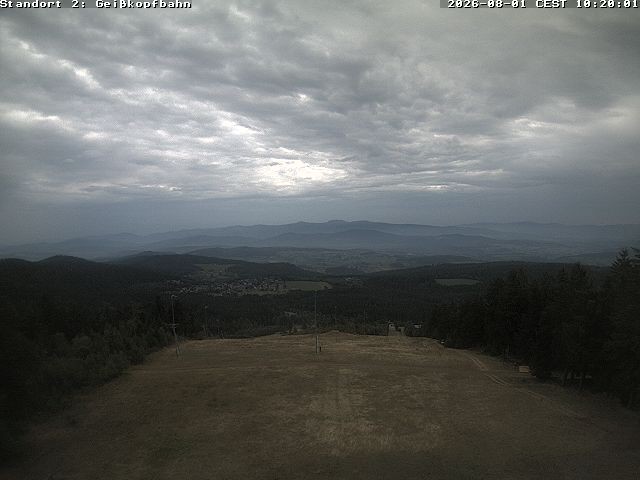 Archiv Foto Webcam Bergstation der Geisskopfbahn