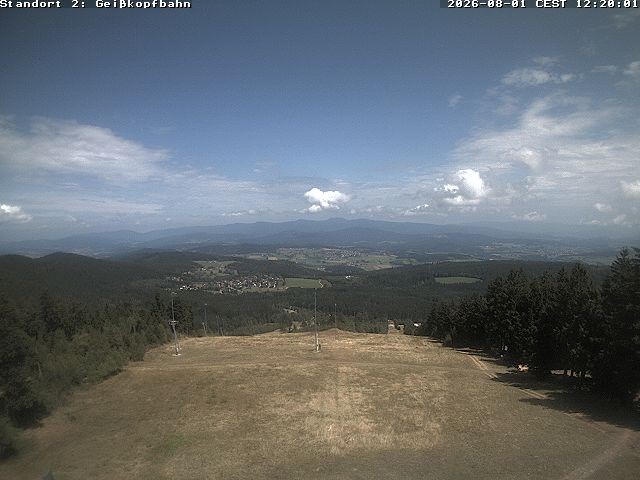Archiv Foto Webcam Bergstation der Geisskopfbahn
