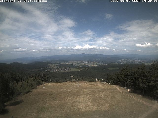 Archiv Foto Webcam Bergstation der Geisskopfbahn