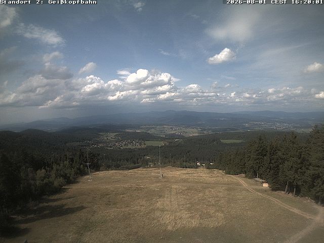 Archiv Foto Webcam Bergstation der Geisskopfbahn
