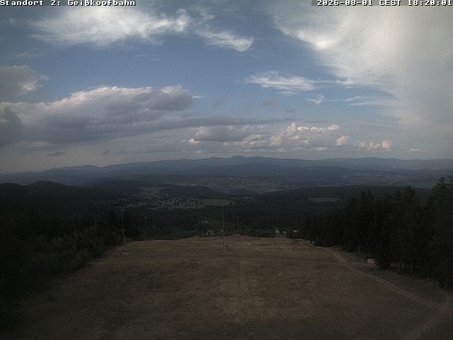 Archiv Foto Webcam Bergstation der Geisskopfbahn