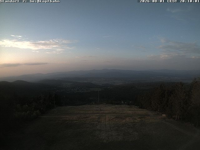 Archived image Webcam Mountain station Geisskopfbahn