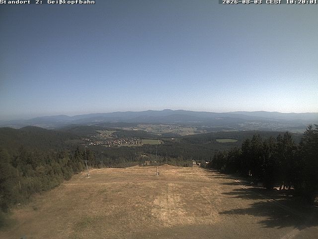 Archiv Foto Webcam Bergstation der Geisskopfbahn