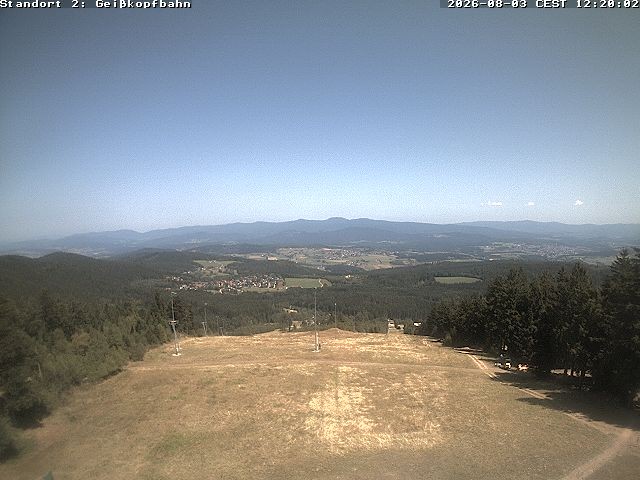 Archiv Foto Webcam Bergstation der Geisskopfbahn