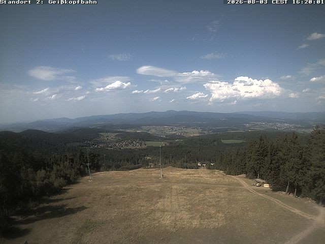 Archiv Foto Webcam Bergstation der Geisskopfbahn