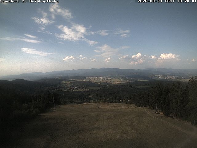 Archiv Foto Webcam Bergstation der Geisskopfbahn