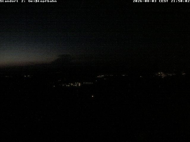 Archiv Foto Webcam Bergstation der Geisskopfbahn